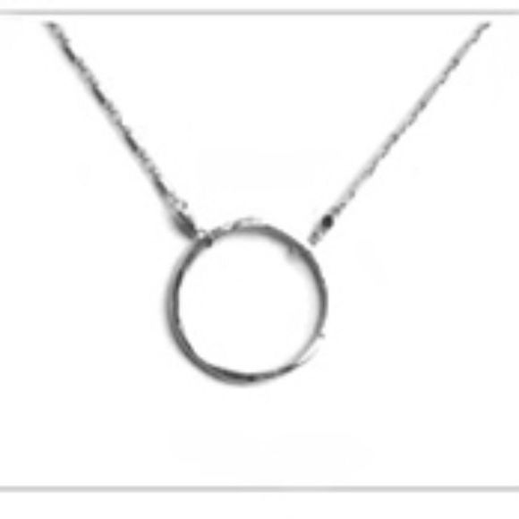 Adina Small Signature Circle Necklace - Picture 2 of 3